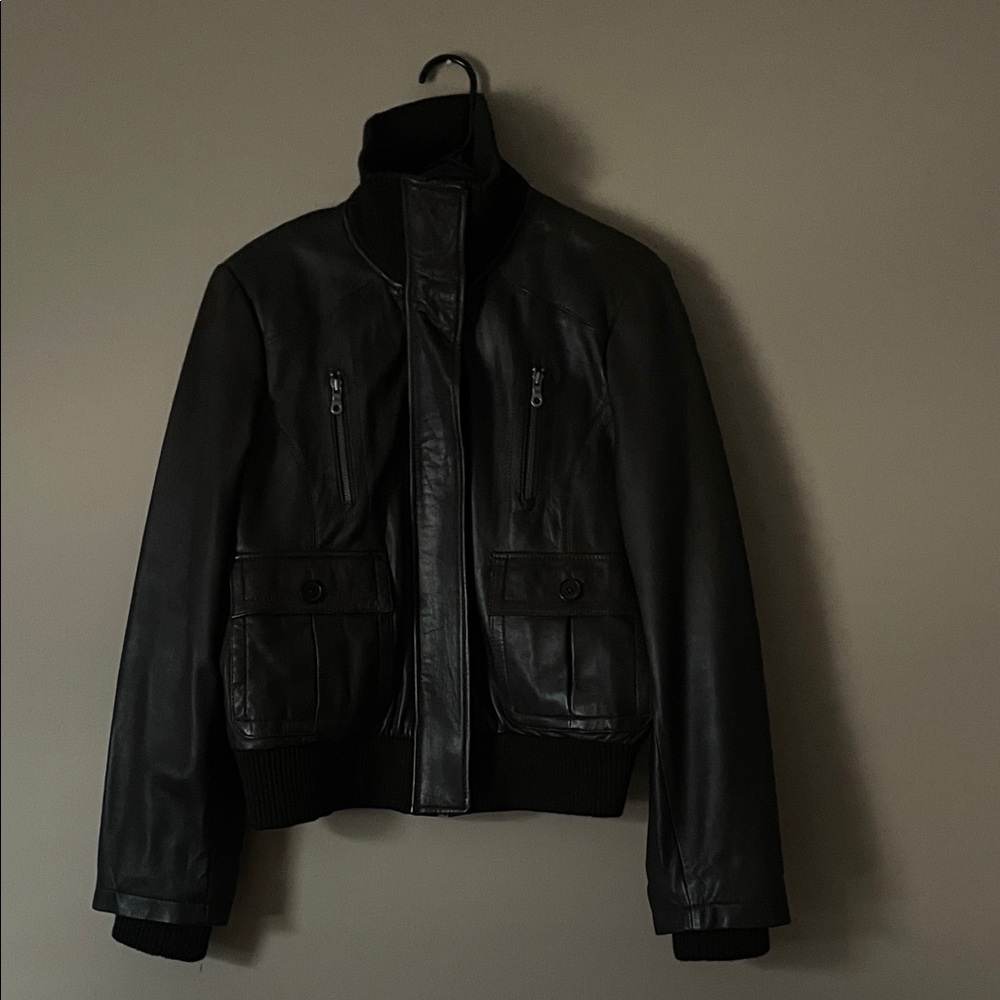 R&O by Reilly Olmes Dark Brown Leather Jacket